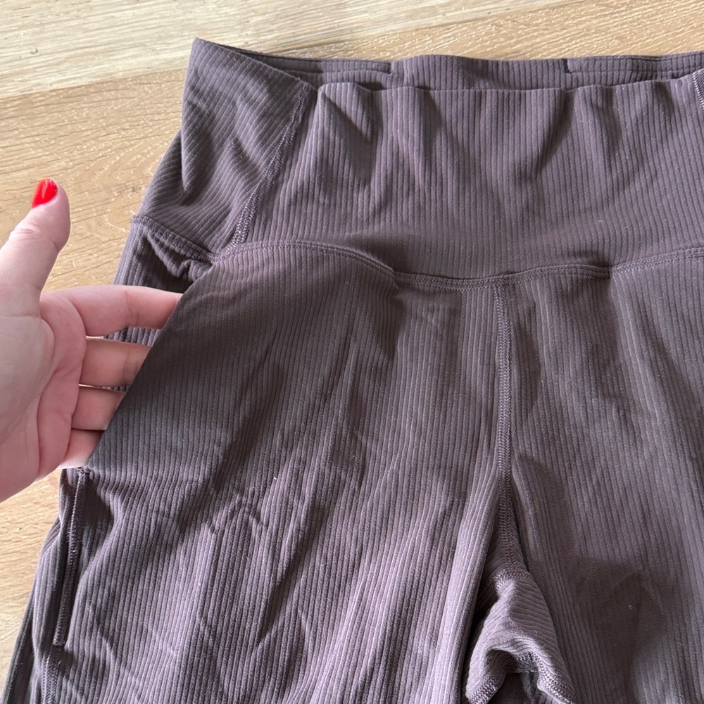 lululemon Align™ High-Rise Ribbed Wide-Leg Pant Tall - Picture 9 of 13